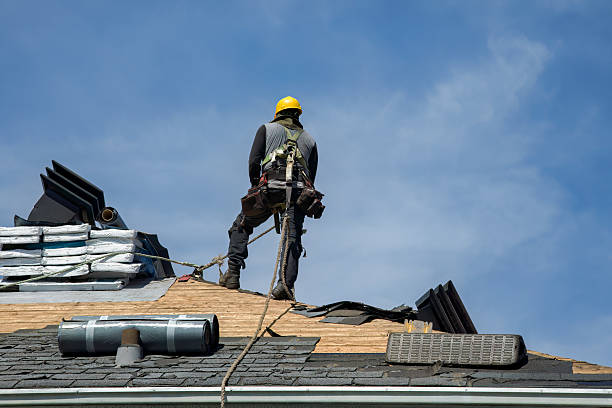 Professional Flat Roof Repair technician working in Inkster, MI